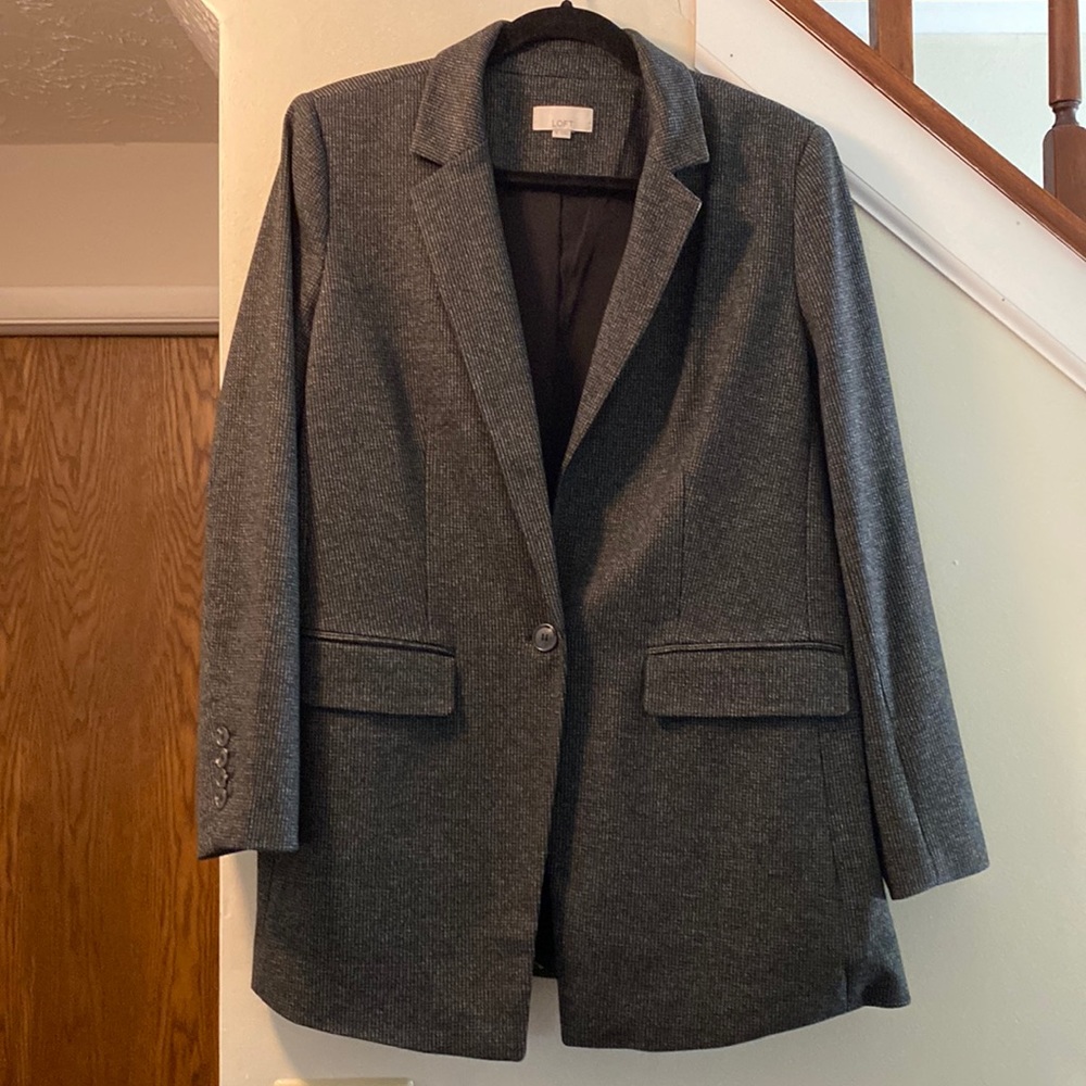 New Without Tags, Loft blazer houndstooth